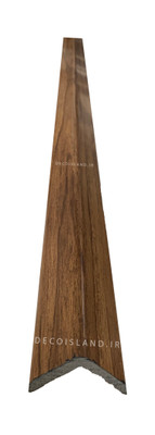 نبشی پی وی سی 4 سانتی متر تکنوپل - شاخه ی 3 متری - کد 350 - فندوقی جنگلی