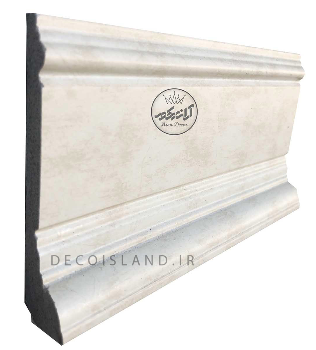 قرنیز پی وی سی 10 سانت دکوراتیو ایساتیس یزد - شاخه ی 3 متری - کد k10-s-4p