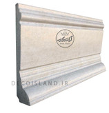 قرنیز پی وی سی 10 سانت دکوراتیو ایساتیس یزد - شاخه ی 3 متری - کد k10-s-07