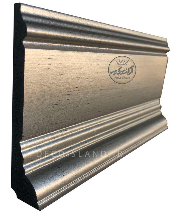 قرنیز پی وی سی 10 سانت دکوراتیو ایساتیس یزد - شاخه ی 3 متری - کد k10-s-169