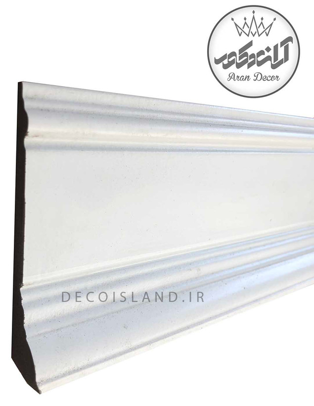قرنیز پی وی سی 10 سانت دکوراتیو ایساتیس یزد - شاخه ی 3 متری - کد k10-s-228