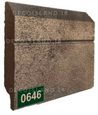 قرنیز ام دی اف 9 سانت مدرن - شاخه ی 3.6 متری - رنگ طوسی نقره ای پتینه