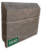 قرنیز ام دی اف 9 سانت مدرن - شاخه ی 3.6 متری - رنگ طوسی کنفی