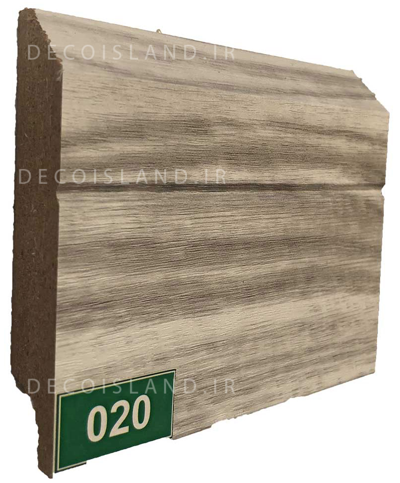 قرنیز ام دی اف 9 سانت مدرن - شاخه ی 3.6 متری - رنگ طوسی پالونیا