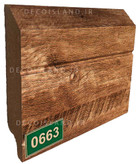 قرنیز ام دی اف 9 سانت مدرن - شاخه ی 3.6 متری - رنگ طرح چوب و پتینه