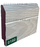 قرنیز ام دی اف 9 سانت مدرن - شاخه ی 3.6 متری - رنگ سفید صدفی