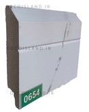 قرنیز ام دی اف 9 سانت مدرن - شاخه ی 3.6 متری - رنگ سفید با رگه طوسی