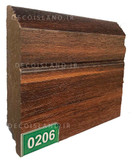 قرنیز ام دی اف 9 سانت مدرن - شاخه ی 3.6 متری - رنگ آکاژو تیره