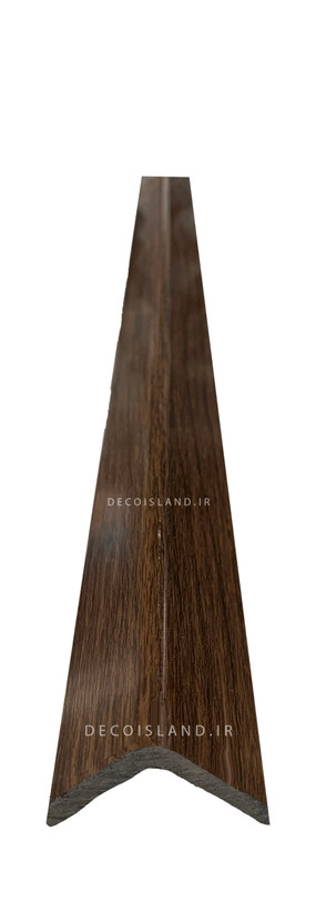 نبشی پی وی سی 4 سانتی متر تکنوپل - شاخه ی 3 متری -  کد 283 - گردویی تیره