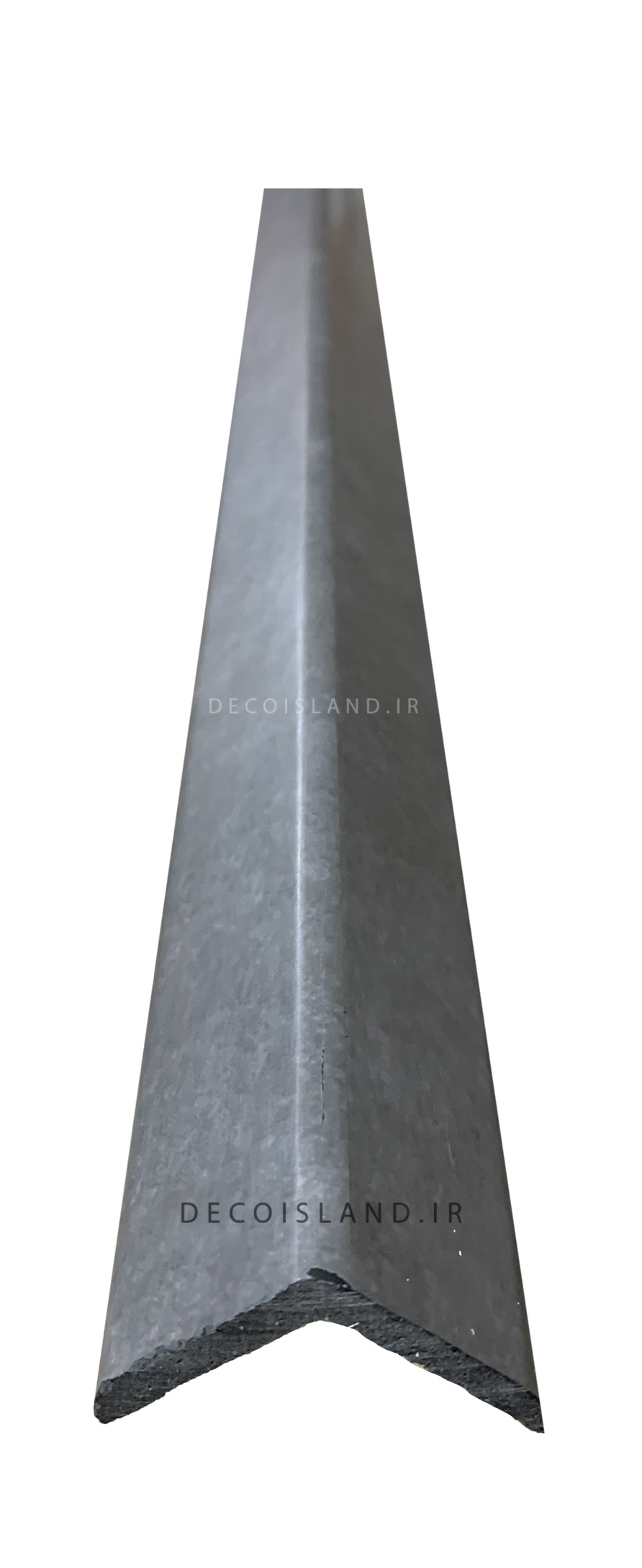 نبشی پی وی سی 4 سانتی متر تکنوپل - شاخه ی 3 متری - کد 285 - طوسی بتنی