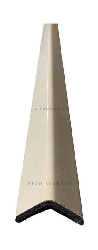 نبشی پی وی سی 4 سانتی متر تکنوپل - شاخه ی 3 متری - کد 289 - کرم