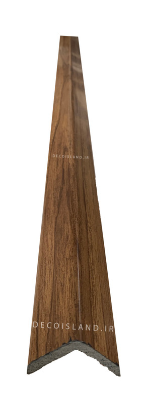 نبشی پی وی سی 4 سانتی متر تکنوپل - شاخه ی 3 متری - کد 350 - فندوقی جنگلی