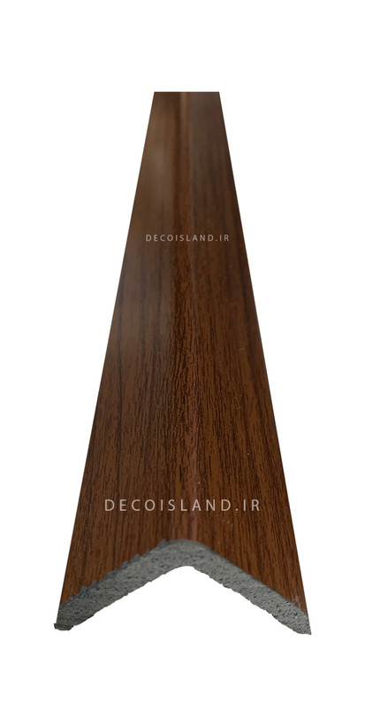 نبشی پی وی سی 4 سانتی متر تکنوپل - شاخه ی 3 متری - کد - 387 - گردویی روشن