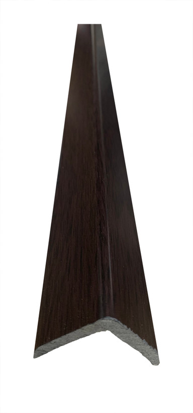 نبشی پی وی سی 4 سانتی متر تکنوپل - شاخه ی 3 متری - کد 106 - قهوه ای سوخته