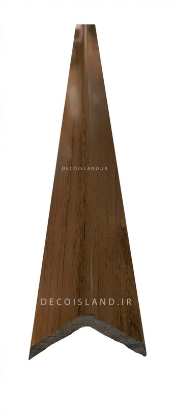 نبشی پی وی سی 4 سانتی متر تکنوپل - شاخه ی 3 متری - کد 150 - فندقی روشن