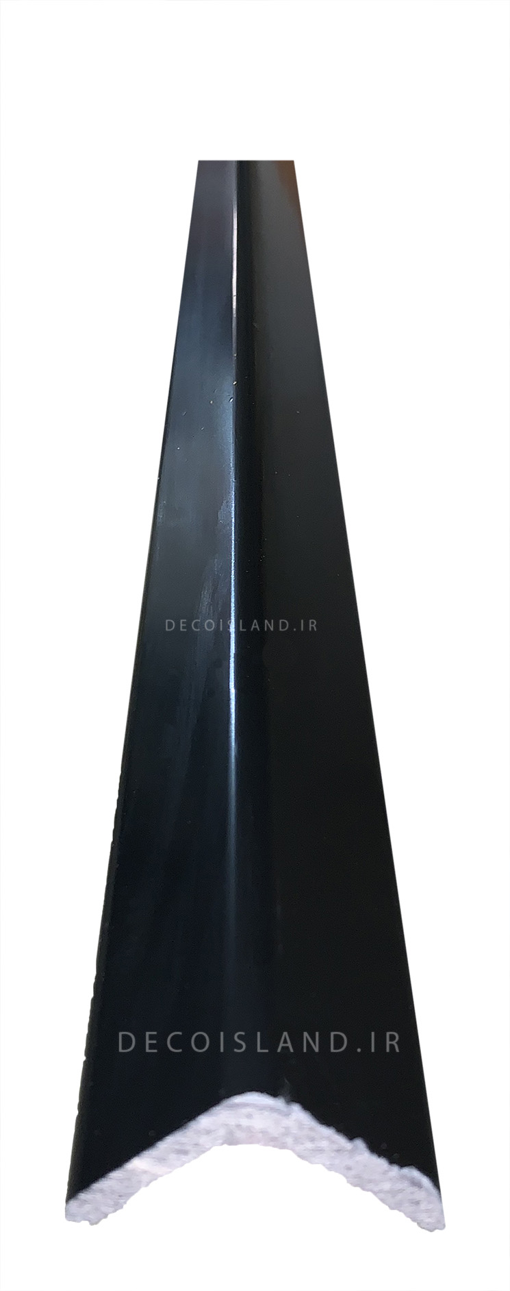 نبشی پی وی سی 4 سانتی متر تکنوپل - شاخه ی 3 متری - کد 278 - مشکی مات