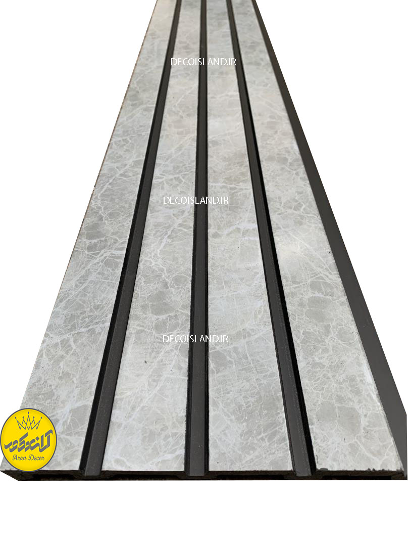 دیوار پوش ترمووال PVC |رنگ طوسی سنگ