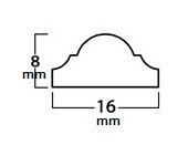 تسمه 16 میل بهینا کد FI8-101