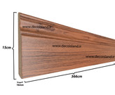 قرنیز ام دی اف 15 سانت گلد