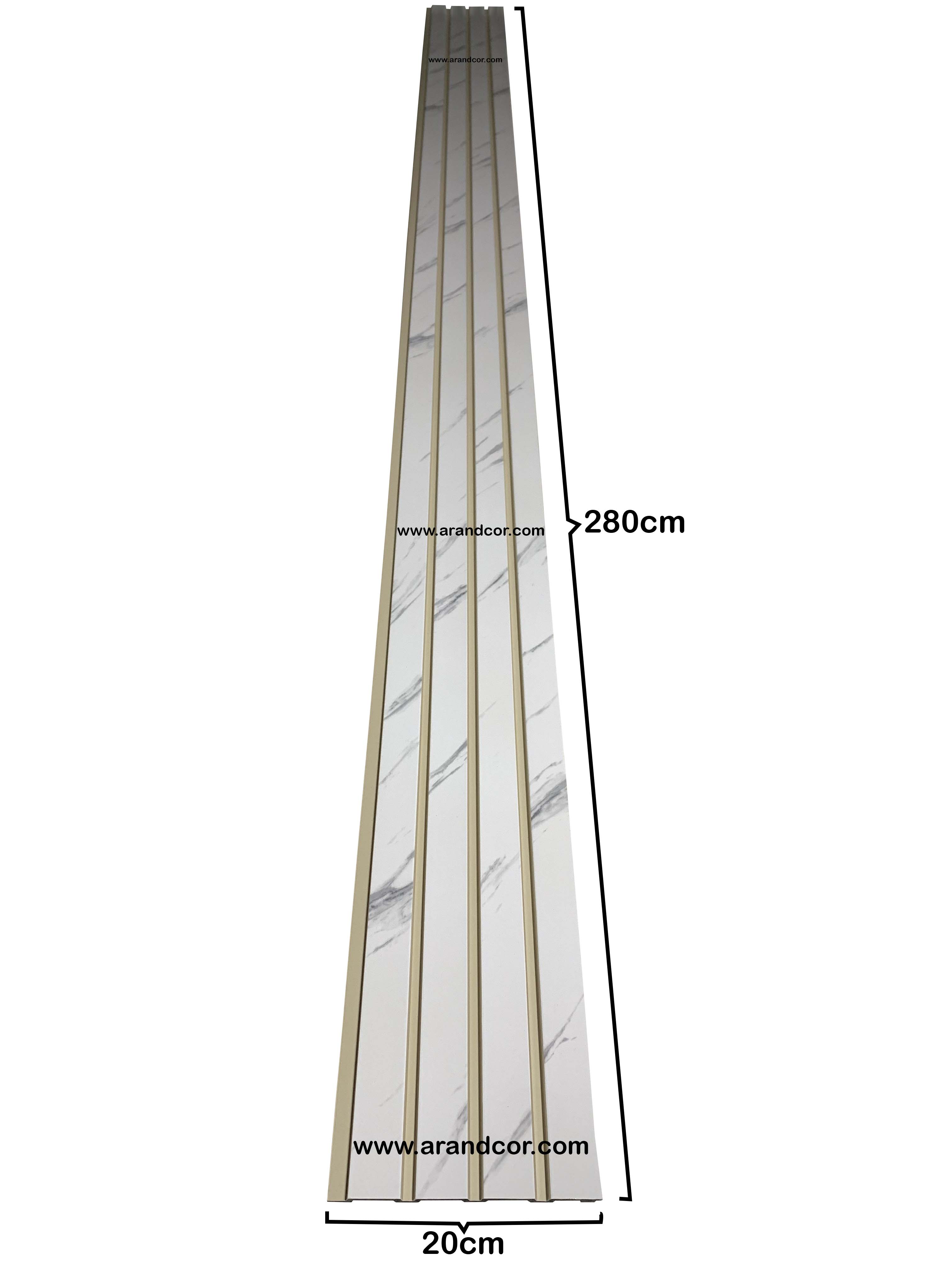 ترمووال PVC عرض 20 سانت - رنگ سفید کلکته
