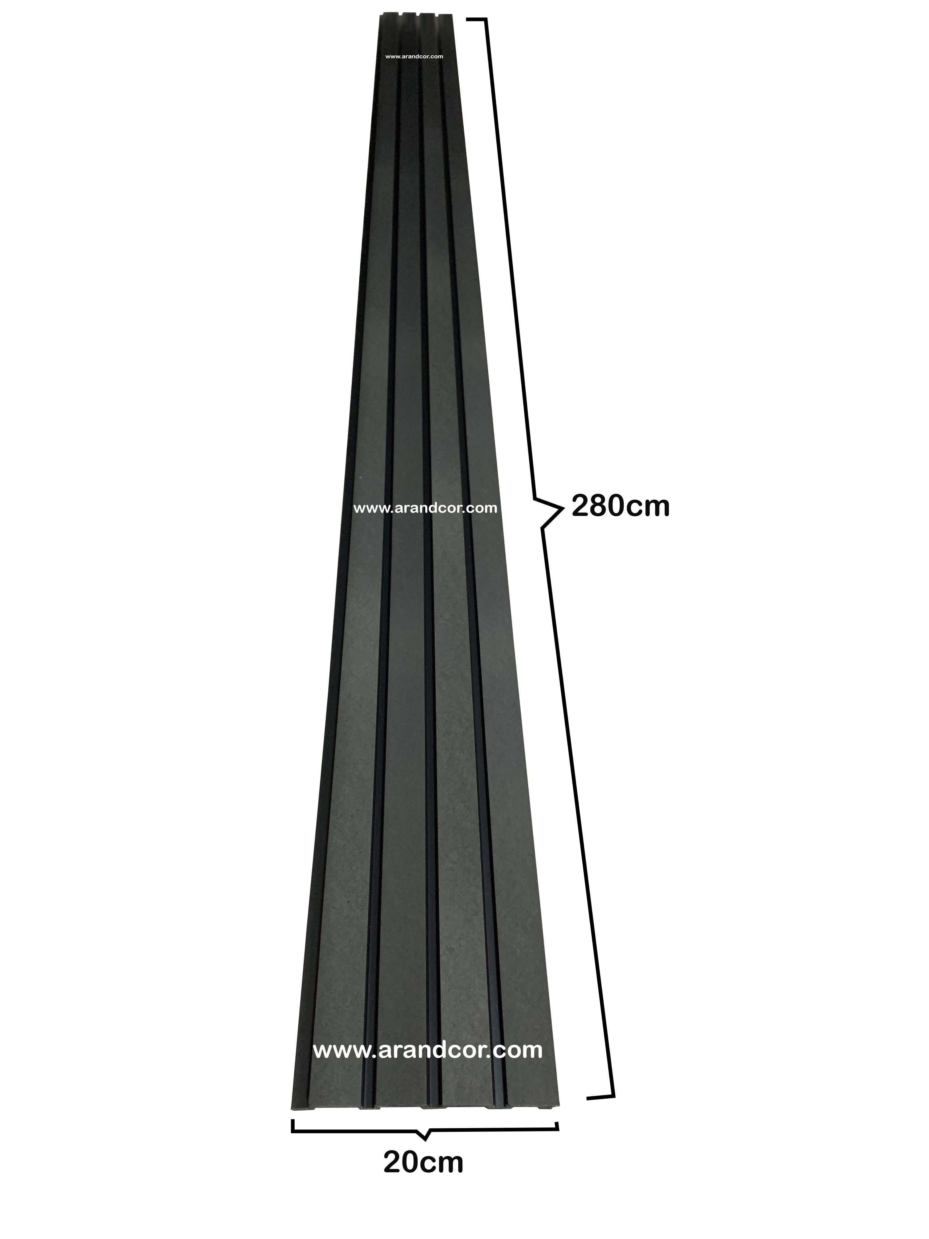 ترمووال PVC عرض 20 سانت - رنگ طوسی بتنی