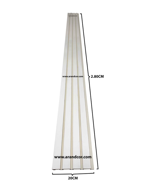 ترمووال PVC عرض 20 سانت - رنگ سفید