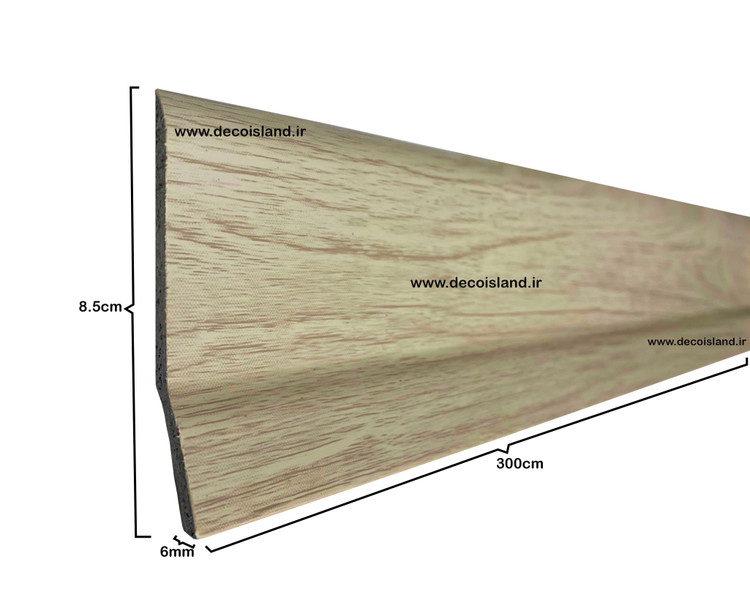 قرنیز 9 سانت pvc کرم افرا
