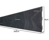 قرنیز 9 سانت صاف طرح سنگ تیره