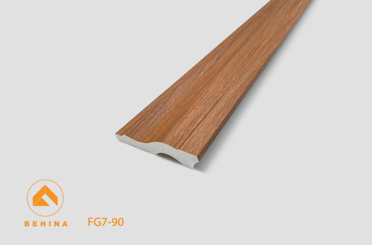 قرنیز 7 سانت بهینا کد FG7-90|مدرن| کرم طرح چوب| شاخه ی 3 متری