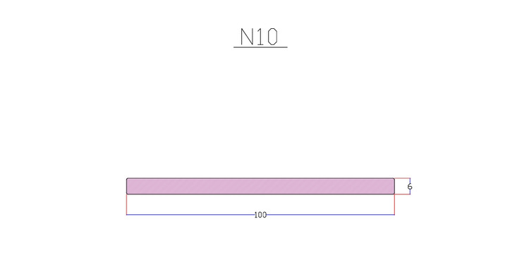 دیوار کوب 10 سانت ساده مدرن بهینا کد N10-12 | رنگ سفید|