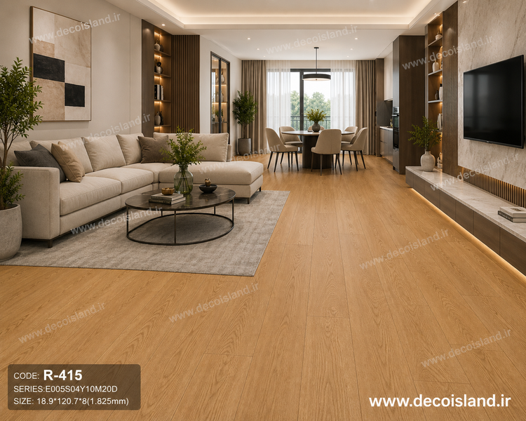 پارکت لمینت ASP | 20*120.7 میلیمتر | کد R415