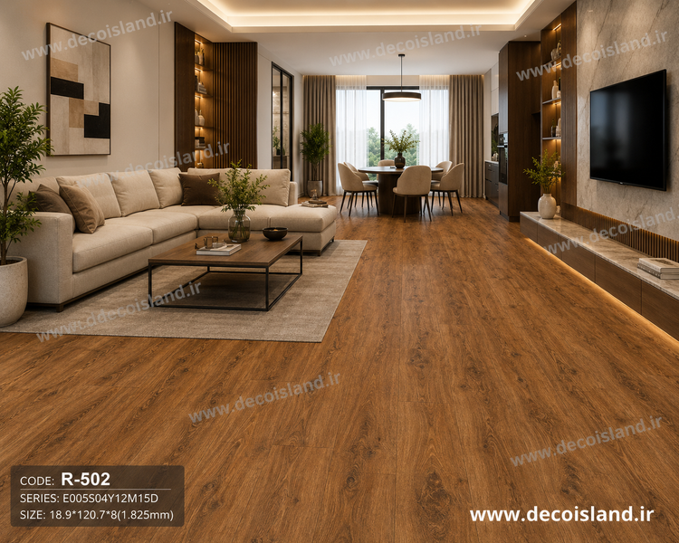پارکت لمینت ASP آ س پ | 20*120.7 میلیمتر | کد R502