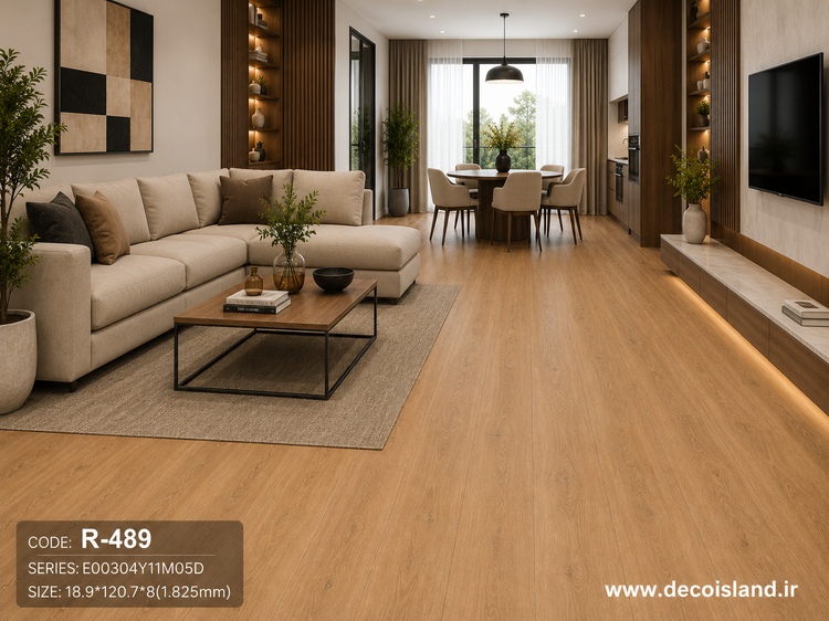 پارکت لمینت ASP | 20*120.7 میلیمتر | کد R489